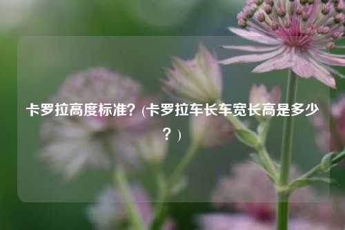 卡罗拉高度标准？(卡罗拉车长车宽长高是多少？)