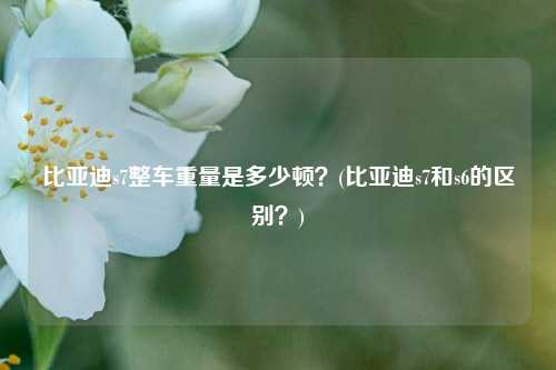 比亚迪s7整车重量是多少顿？(比亚迪s7和s6的区别？)