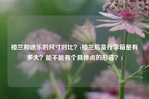 楼兰和途乐的尺寸对比？(楼兰后备行李箱是有多大？能不能有个具体点的形容？)