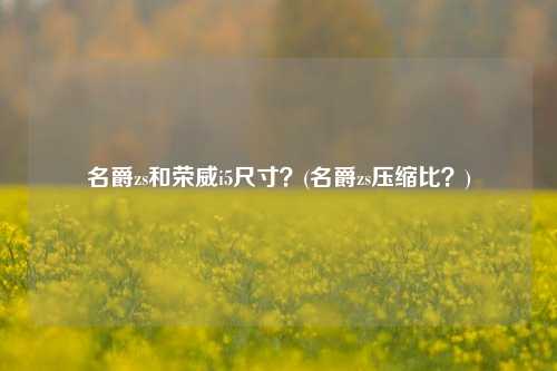 名爵zs和荣威i5尺寸？(名爵zs压缩比？)