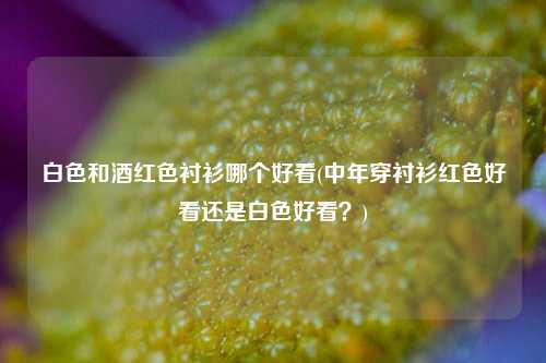 白色和酒红色衬衫哪个好看(中年穿衬衫红色好看还是白色好看？)